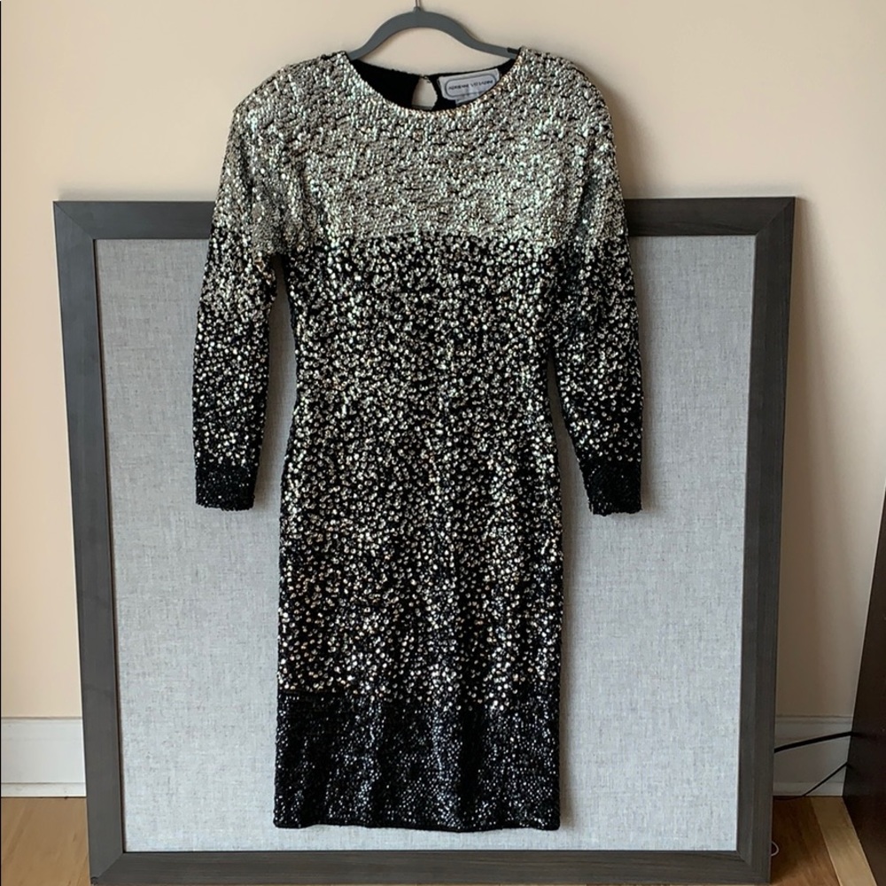Vintage Adrienne Vittadini Sequin Dress